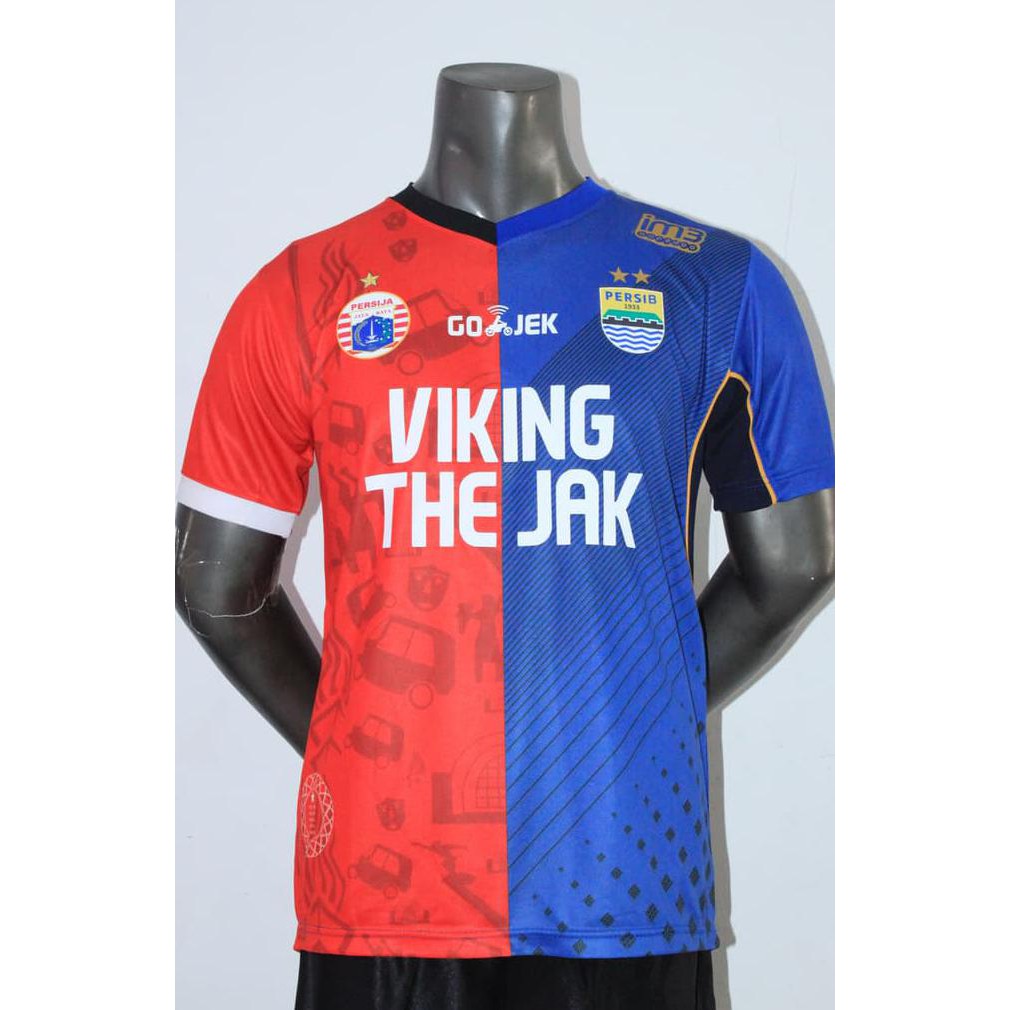 Harga Spesial Jersey Baju The Jack Viking Perdamaian Persib Persija Home Grade Ori