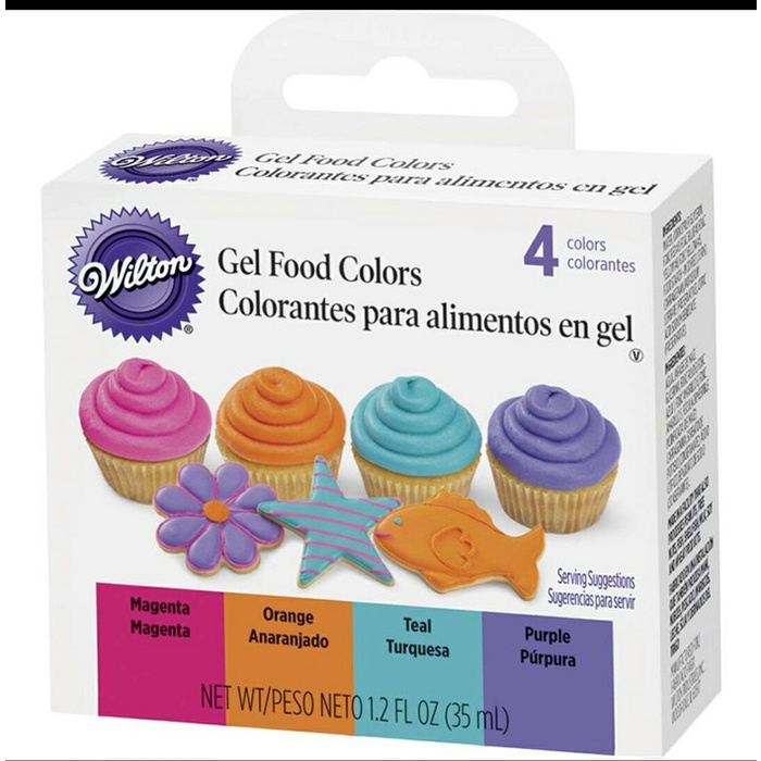 

Wilton Neon Gel Icing Color Set-4