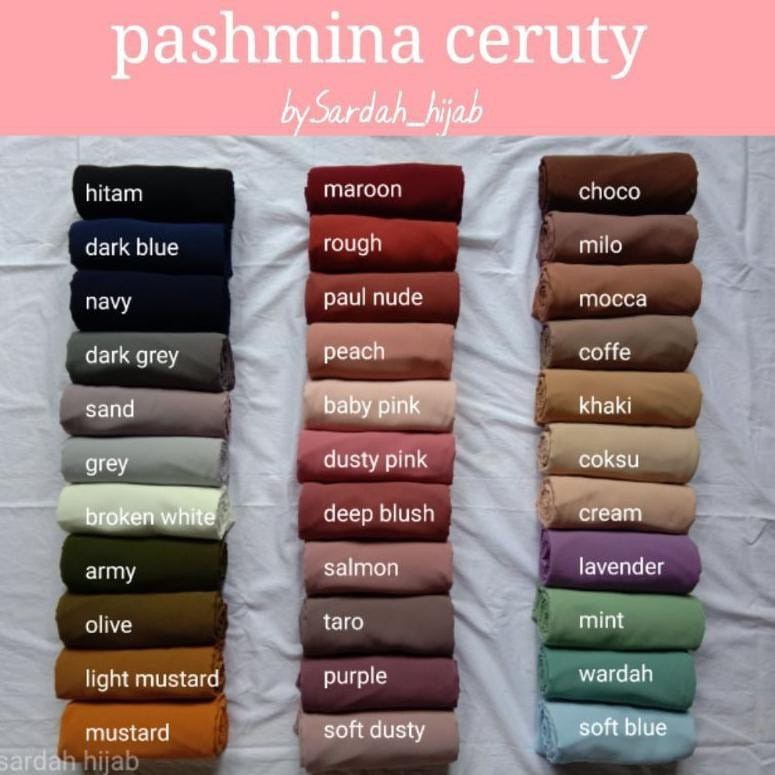 PASHMINA INSTAN TALI BAHAN WOLFIS  PREMIUM 170X70 CM