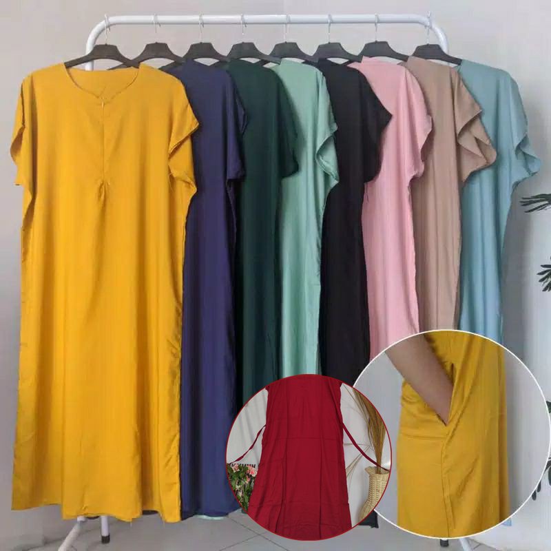 Daster Polos Ld 120 Kekinian Bahan Katun Rayon