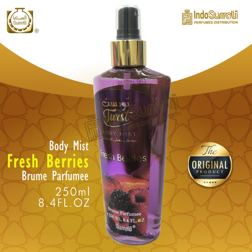 Body Mist 250ml - FRESH BERRIES | Parfum Surrati