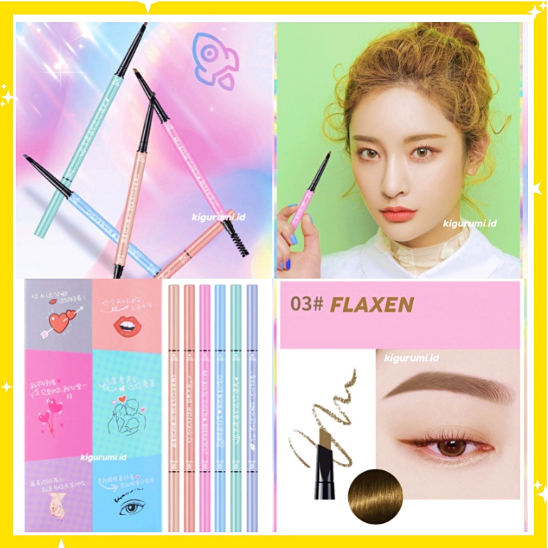 LAMEILA 1 SET 6 PCS Alis Eyebrow Colors Double Heads Eyebrows LA145 785