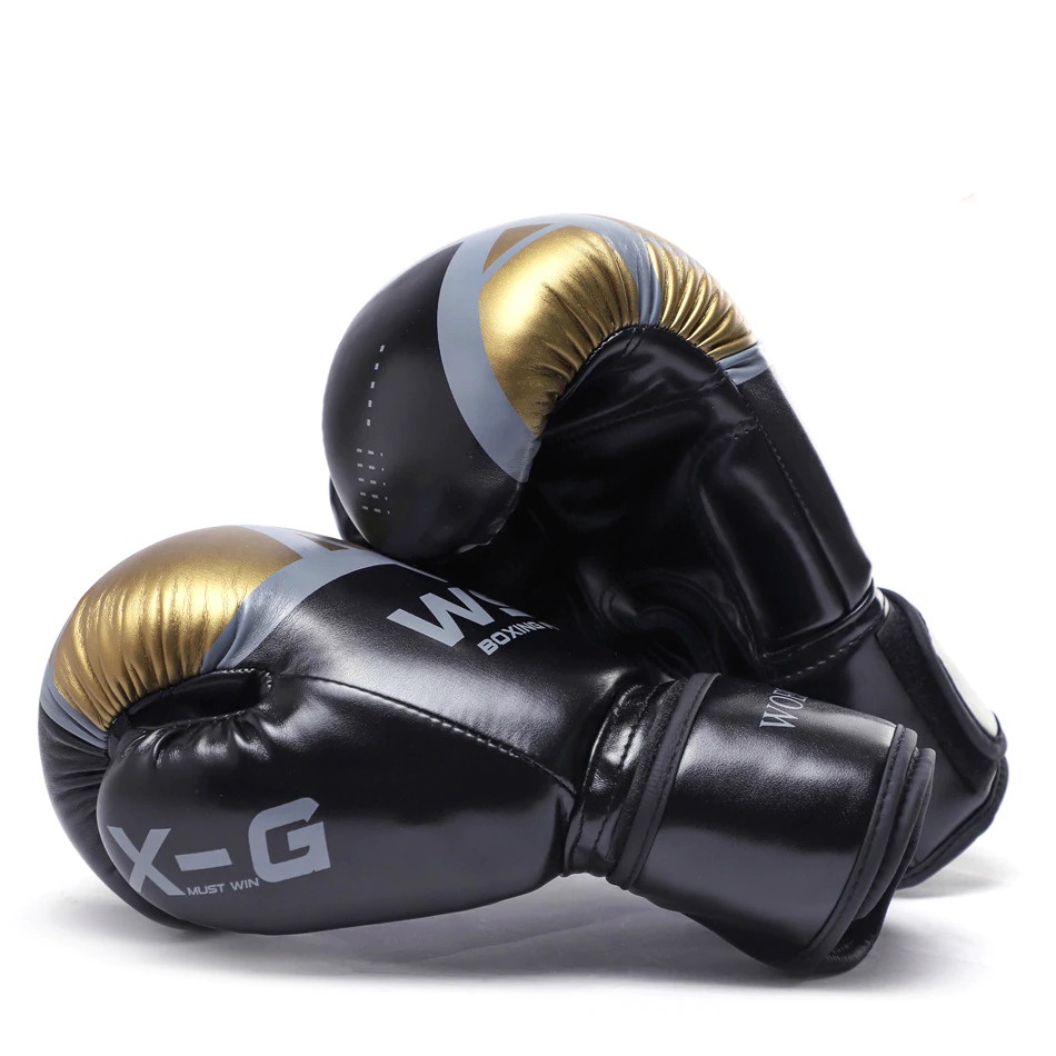 WOESAD Sarung Tangan Tinju MMA UFC Boxing Muay Thai Glove 10 OZ - WSD-85 - Black