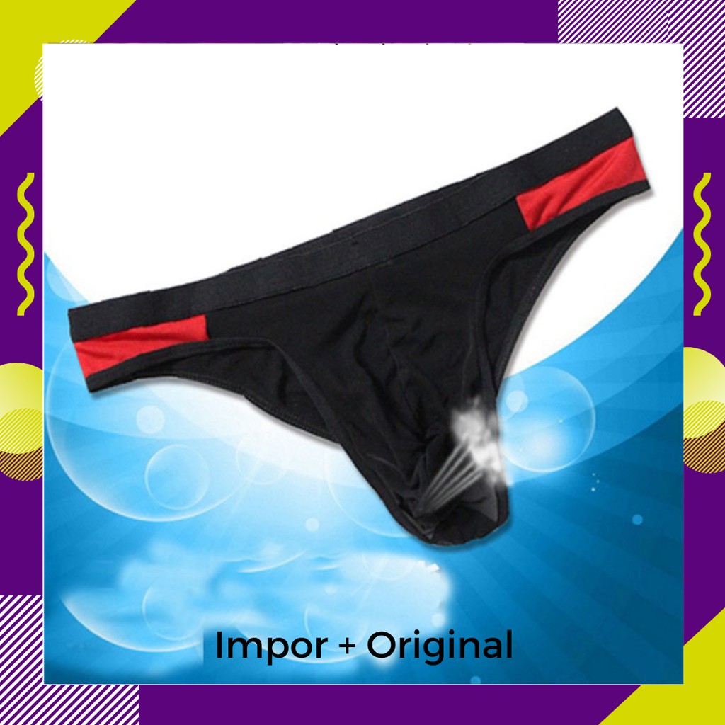 Pakaian dalam pria murah / Celana dalam pria g string sexy transparant Pakaian Dalam Boxer Y037