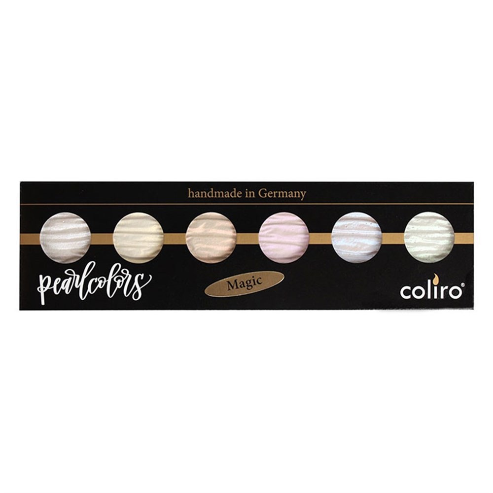 Coliro Pearlcolors Mica Watercolor Paint Magic Set of 6