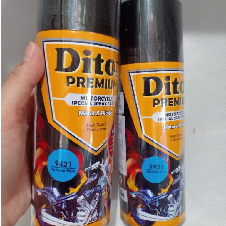 Pilok Cat Pilox DITON Premium 9421 Fortune Blue / Biru Muda (400cc)