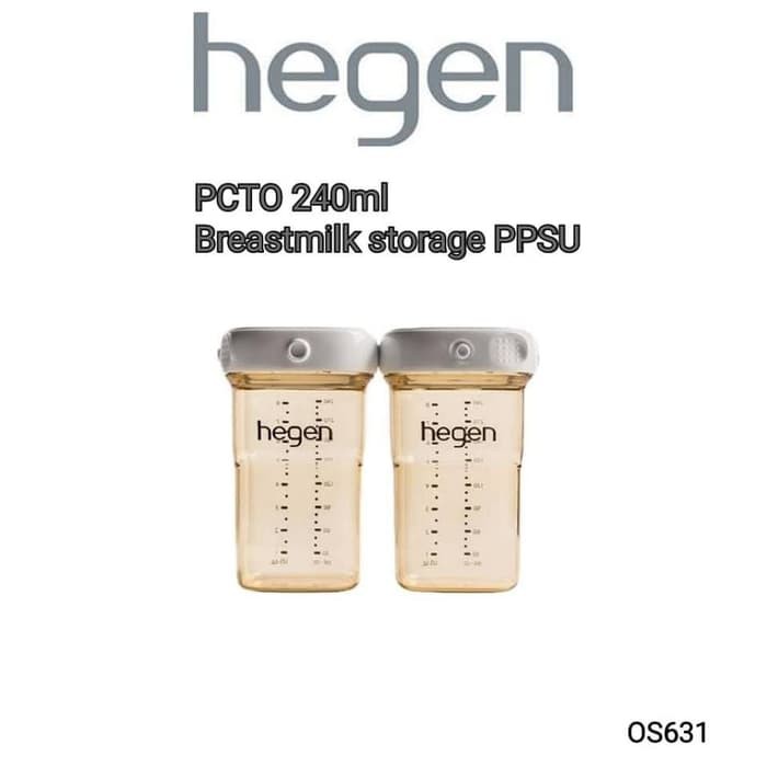 Hegen PCTO Breast Milk Storage PPSU 240ml - 2 Pack