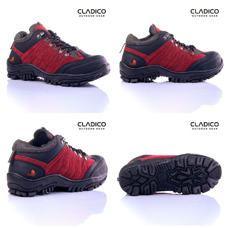 Cladico Coupe Low Sepatu Safety Suede Premium Sol Kuat Ringan