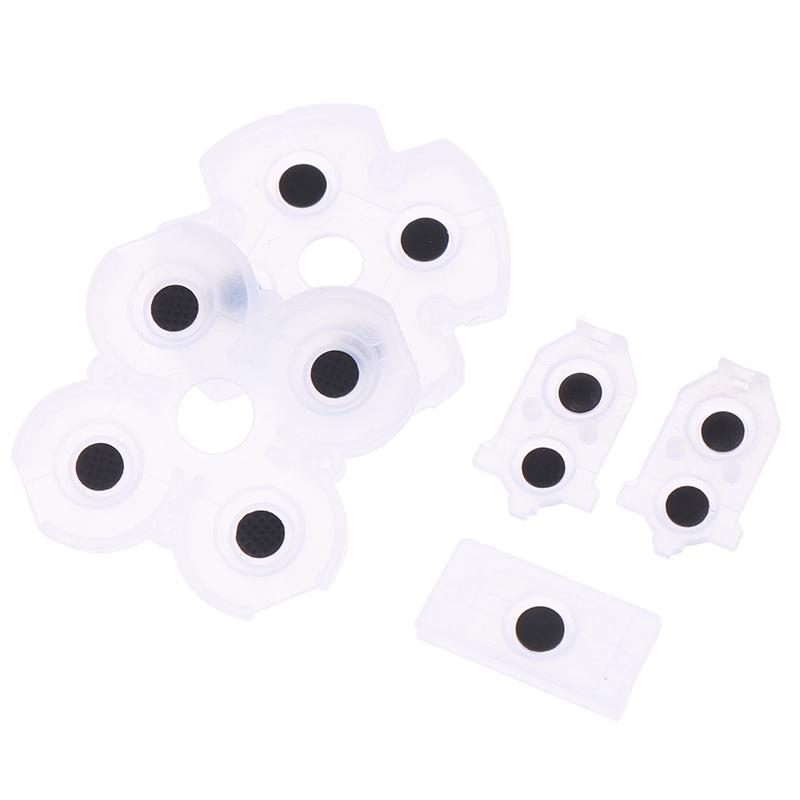 {LUCKID}Controller rubber conductive pad silicon buttons for PS4 repair replacement part