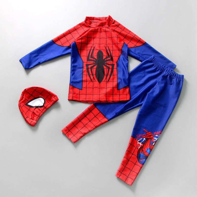 Anak Laki-laki Baju Renang Sun Protection Split Swimsuit Menengah  Besar Anak Laki-laki 3-4 Tahun Le