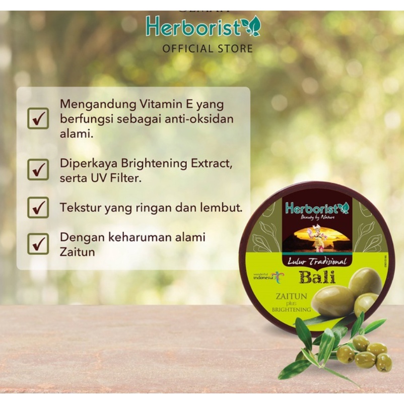 HERBORIST Zaitun Series (Body Wash / Shampoo / Minyak / Body Lotion / Lulur)
