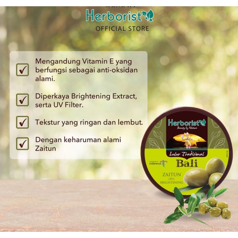 HERBORIST Zaitun Series (Body Wash / Shampoo / Minyak / Body Lotion / Lulur)