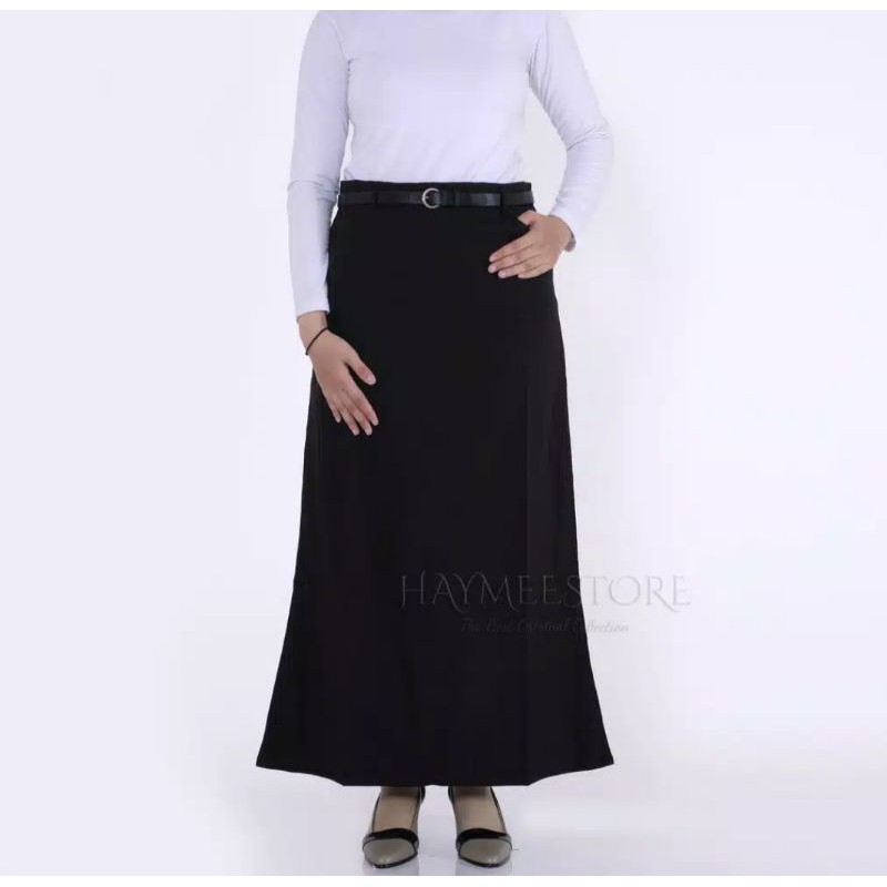 Rok A bahan gabardin