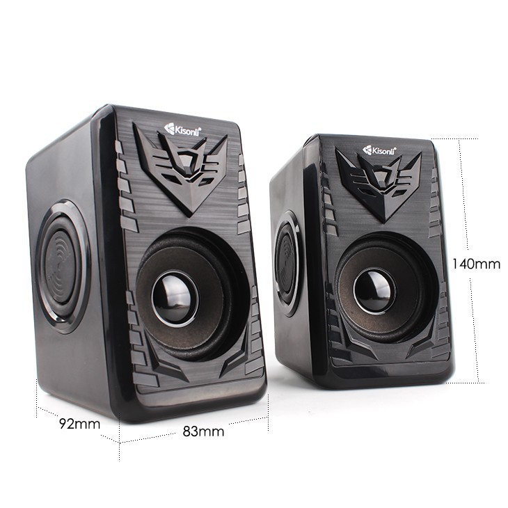 XOBOX - Speaker Gaming Laptop/Komputer Dual Bass Dengan Tombol Switch Volume T-008A