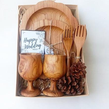 

Harga Bersahabat ❆ Wedding Hampers Birthday Valentine Souvenir Present Gift Wooden Craft Exclusive!!