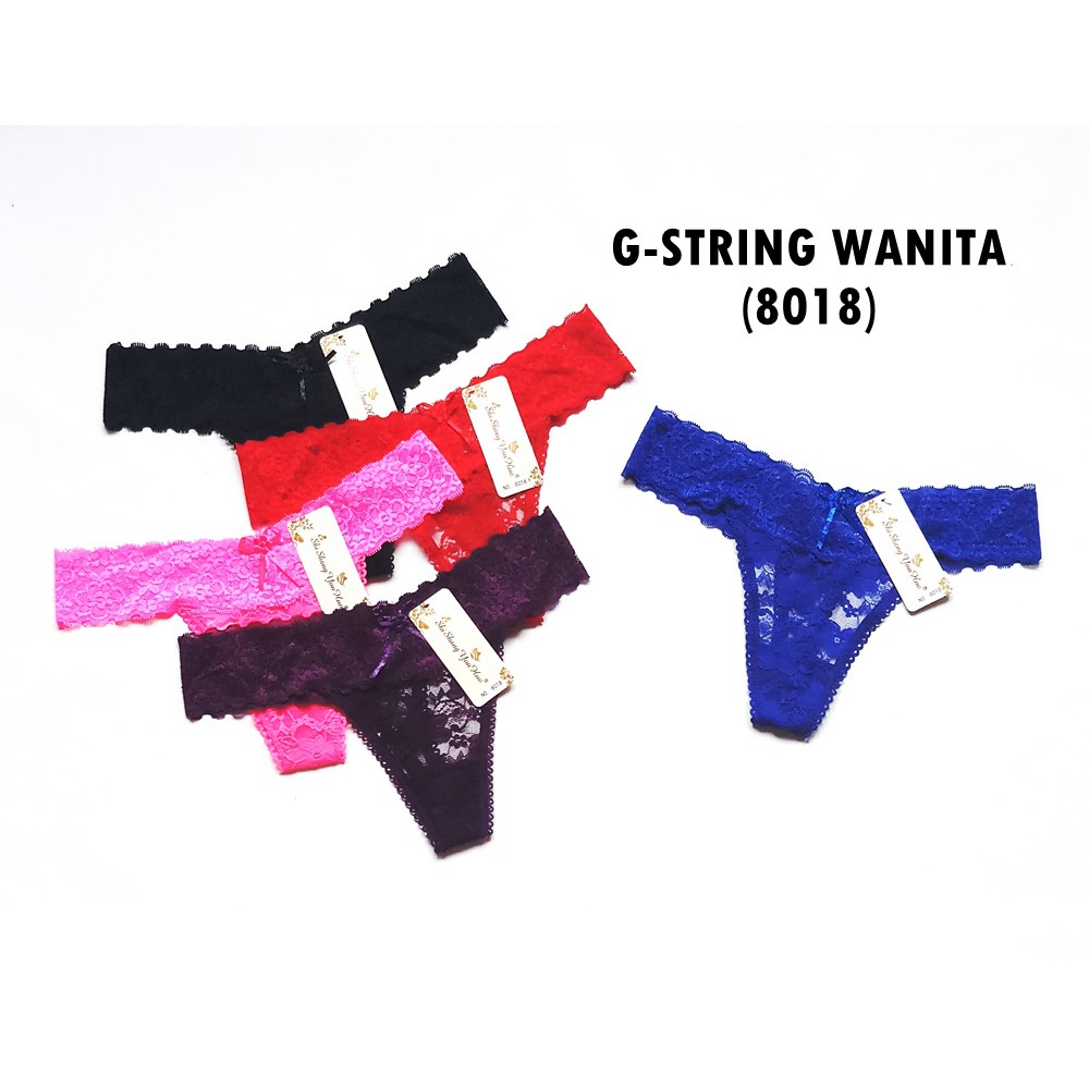 - Satuan - G-String Wanita / Sexy Lace G-String / Celana Dalam Wanita