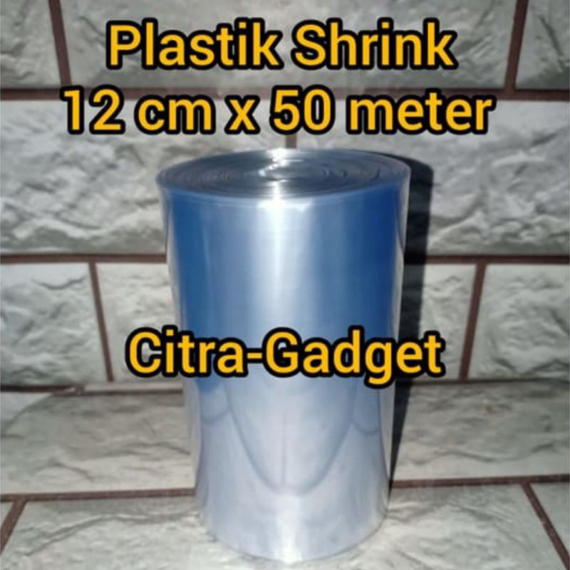 Plastik Shrink 12cm x 50meter