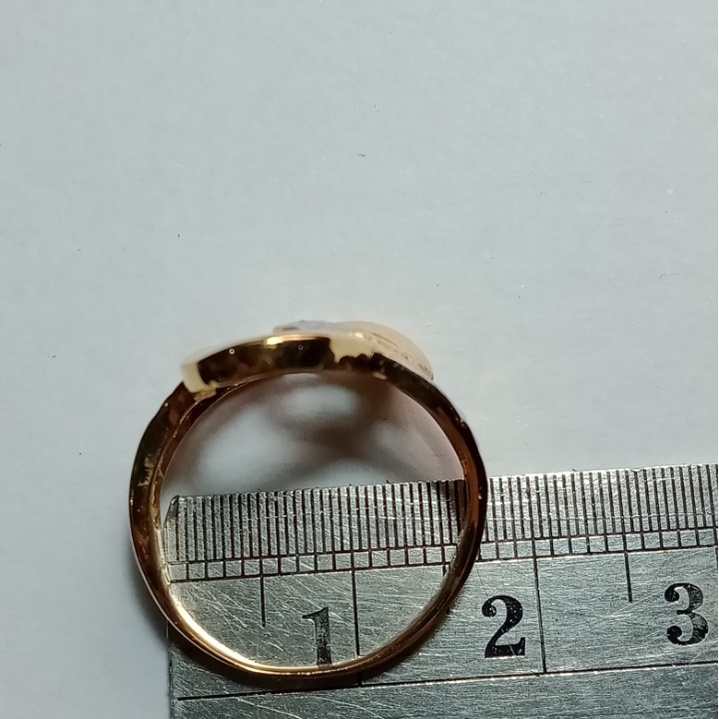 Cincin Emas 17K - 2.8 gr Kadar 750 - 755