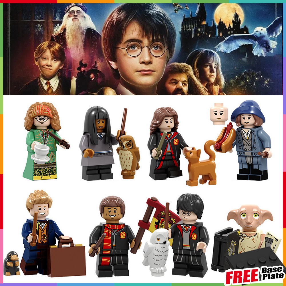 Mainan Action Figure mini Karakter Harry Potter Dobby Dean Thomaslego Fantastic Beasts