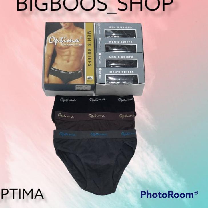 ン CD optima celana dalam pria 1kotak isi 3 pcs M L XL XXL Big Sale