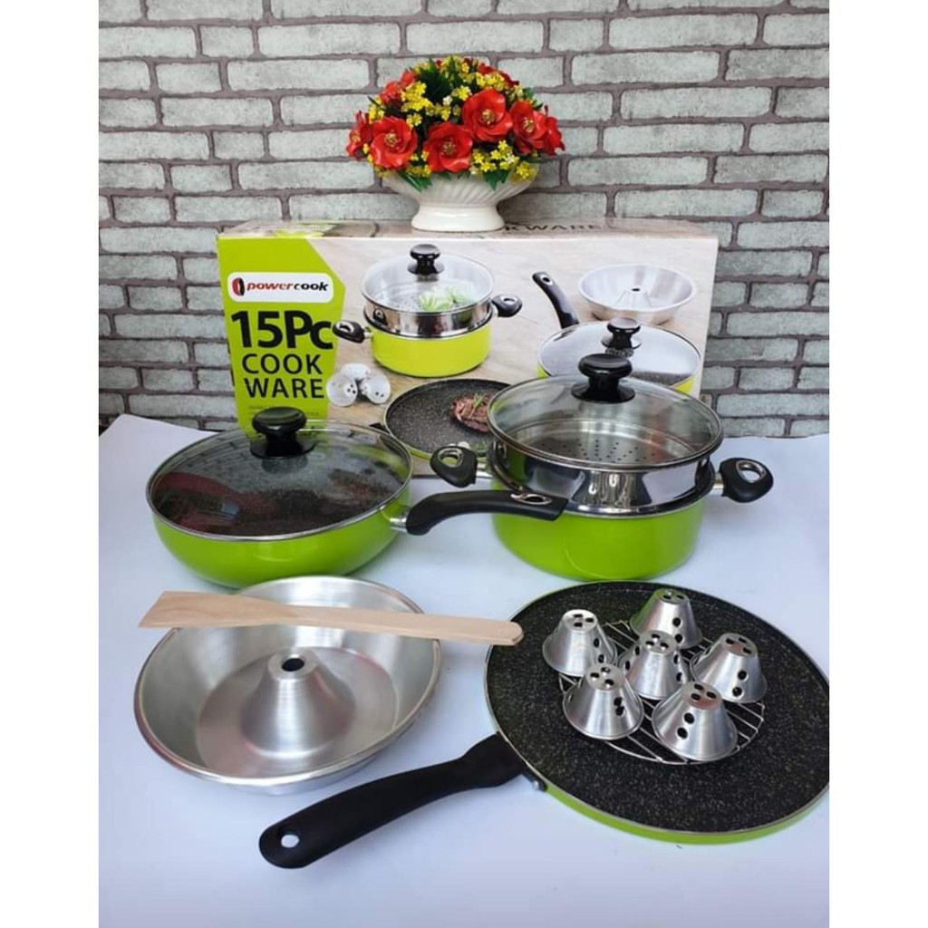 Panci Set Powercook 15 pcs