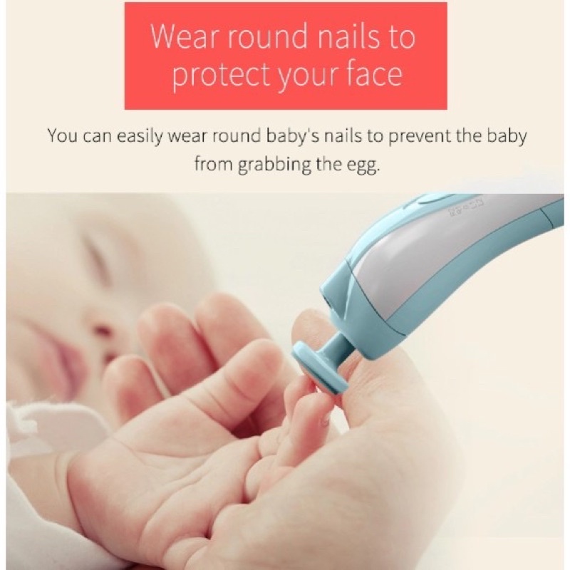 Kuru Baby Nail Trimmer Electric Alat Gunting Kuku Bayi Kikir Bayi Potong Kuku Bayi Newborn Elektrik Alat Pemotong Kuku Bayi Anak Dewasa Menicure Pedicure Grooming Set