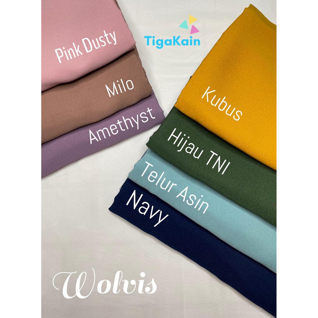 1 meter Kain Wolvis / Wolfis / Wool Peach