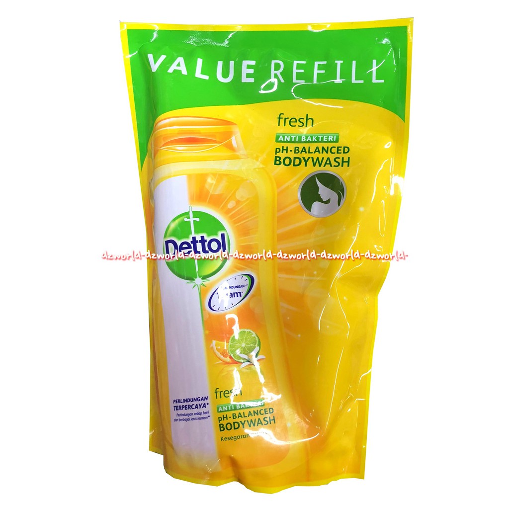 Dettol Anti Bakteri Bodywash Sabun Mandi Reffill Tersedia 3 Varian 450ml