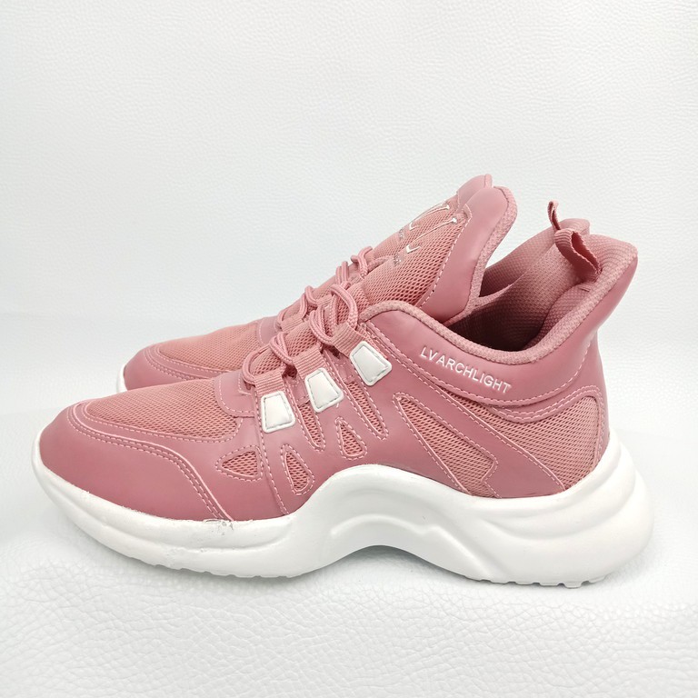 SEPATU SNEAKERS RUNNING WANITA LV ARCHLIGHT IMPORT TERBARU
