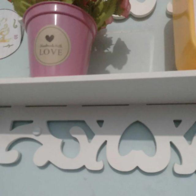 Dikirim Dari Bandung Rak Dinding Satu Set Isi 3 Pcs Rak Dinding Shabby