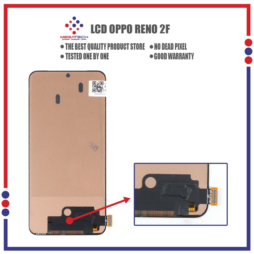 LCD Oppo Reno 2F / Oppo Reno Z2 / Oppo K3 / Realme X Fullset Touchscreen