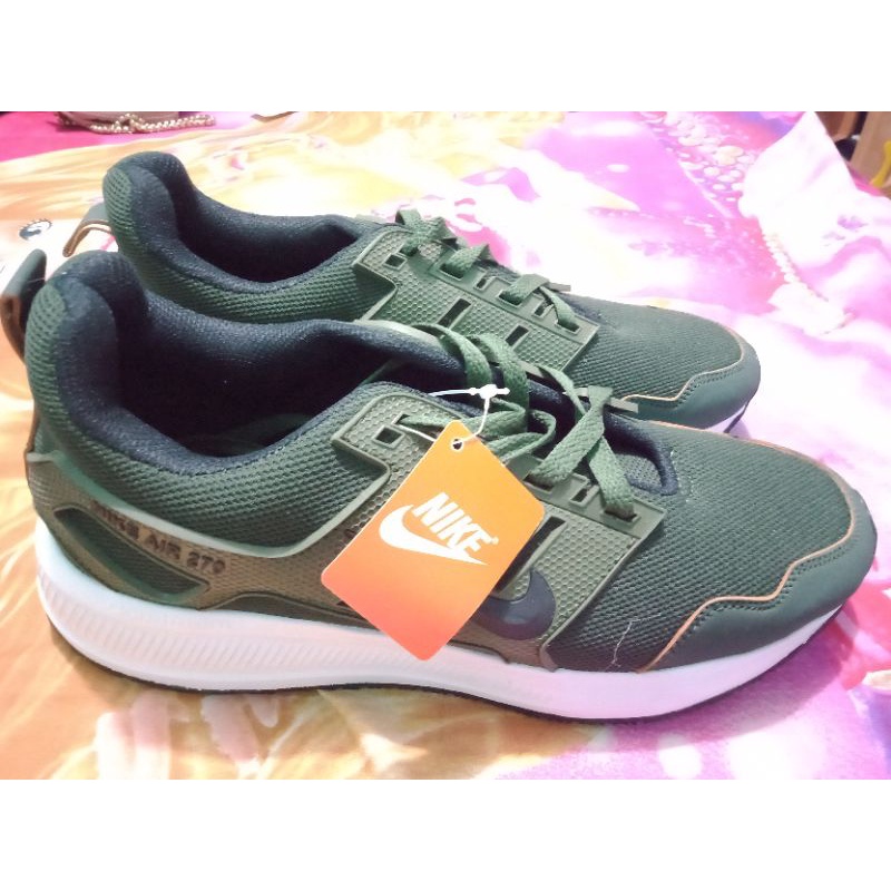 Sepatu Sport Pria Wanita Hijau Army