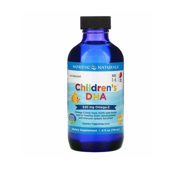 Nordic Childrens DHA Strawberry 119ml