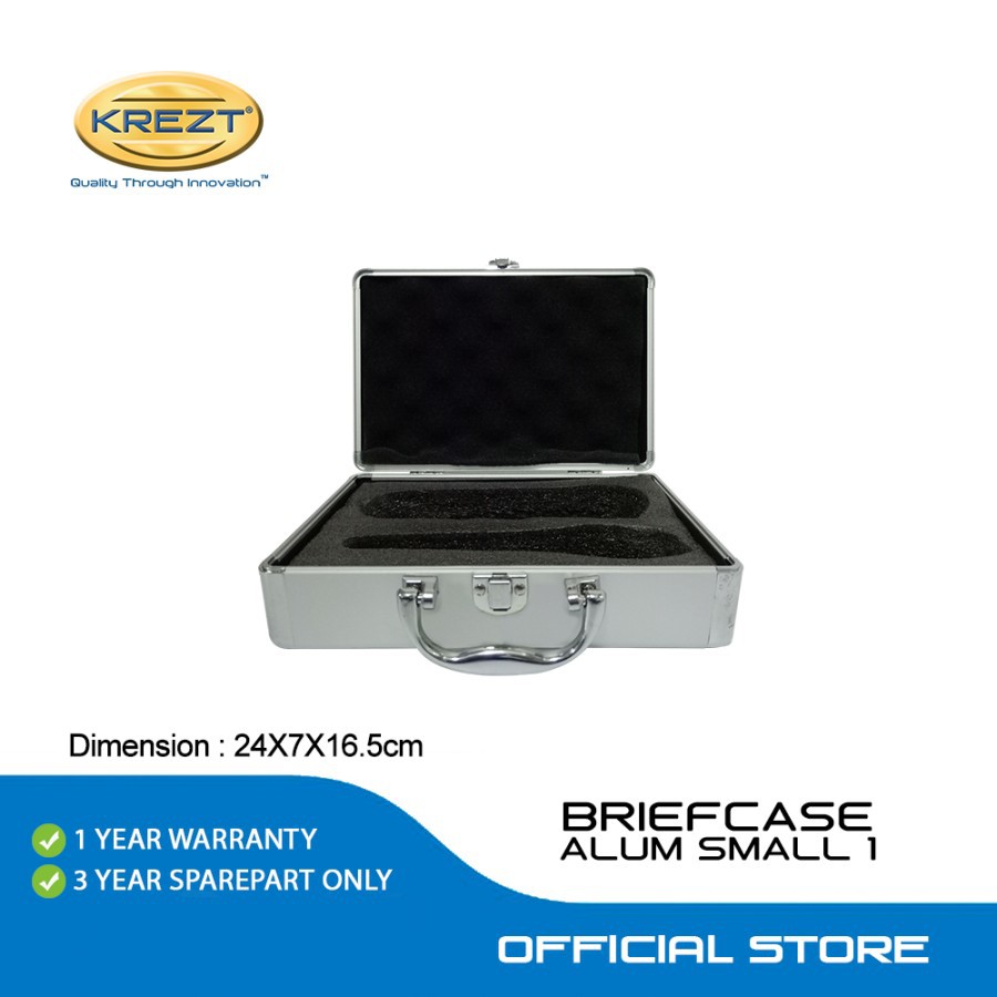 BRIEFCASE ALUMINIUM SMALL 1 | KOPER MICROPHONE | BOX MICROPHONE