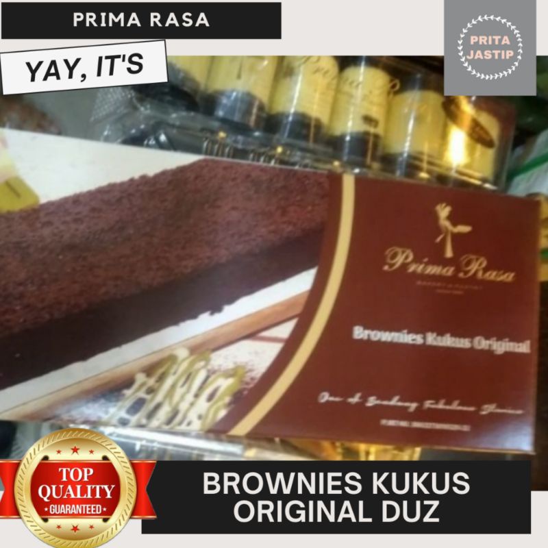 

TERLARIS PRIMA RASA BROWNIES KUKUS ORIGINAL DUZ OLEH OLEH MAKANAN BANDUNG