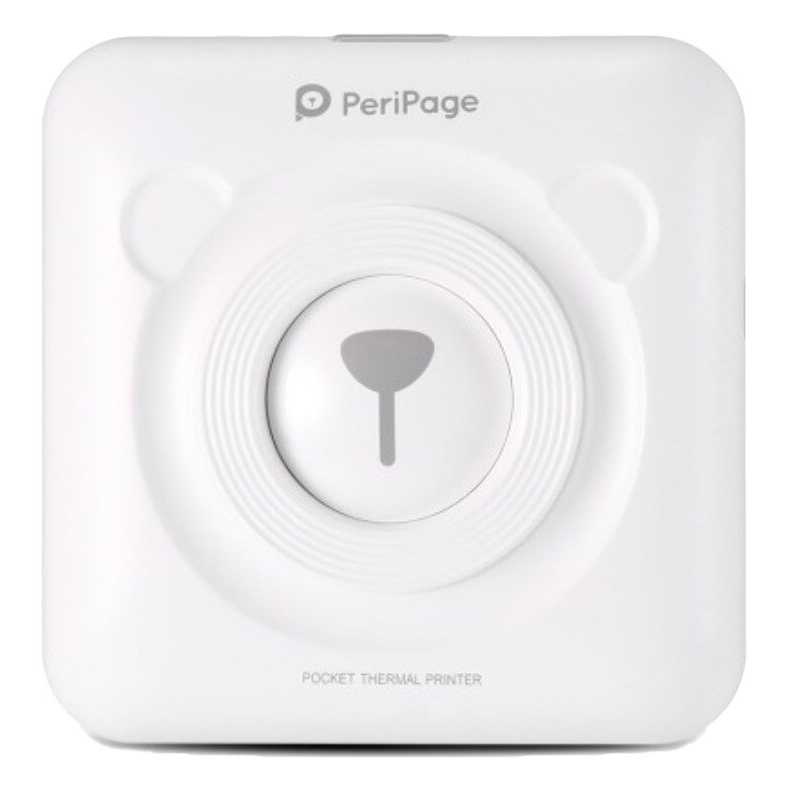 GOOJPRT PeriPage Inkless Pocket Photo Printer A6 304DPI + 1 Roll Paper