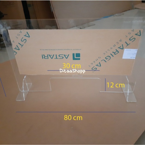 

Divider Acrylic Meja 120Cm X 60 Cm (5Mm) 024