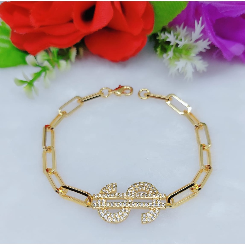 Gelang xuping permata lapis emas perhiasan fashion 0391-0392