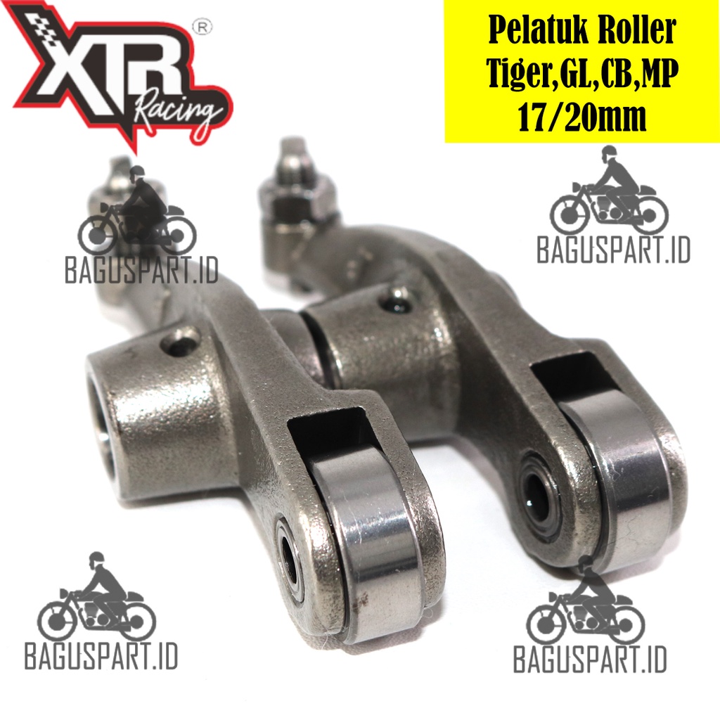 RRA Roller Rocker Arm Tiger, GL, CB, Megapro 17-20mm (pelatuk klep sepatu roller)
