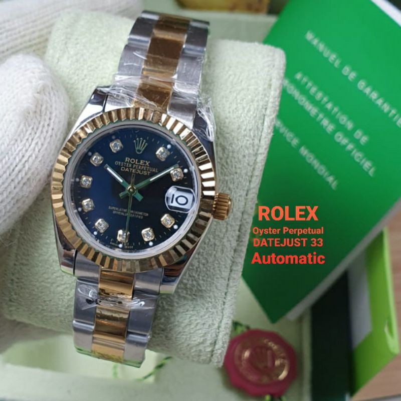 Jam Tangan Wanita ROLEX Oyster Perpetual DateJust 278273 33mm Oystersteel Automatic Water Resistant