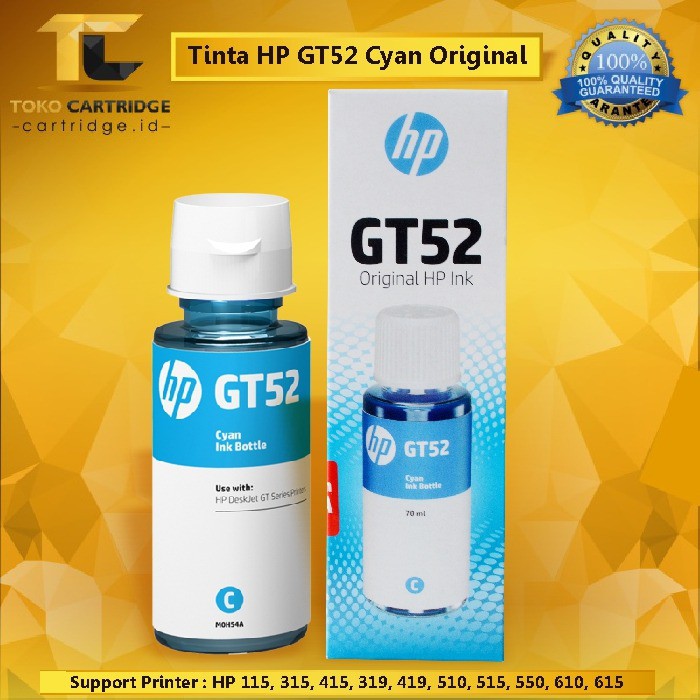 Tinta refill HP GT53 GT52 GT51 Original Refill Ink Cartridge 46 60 96 97 678 680 802 803 932 933 950