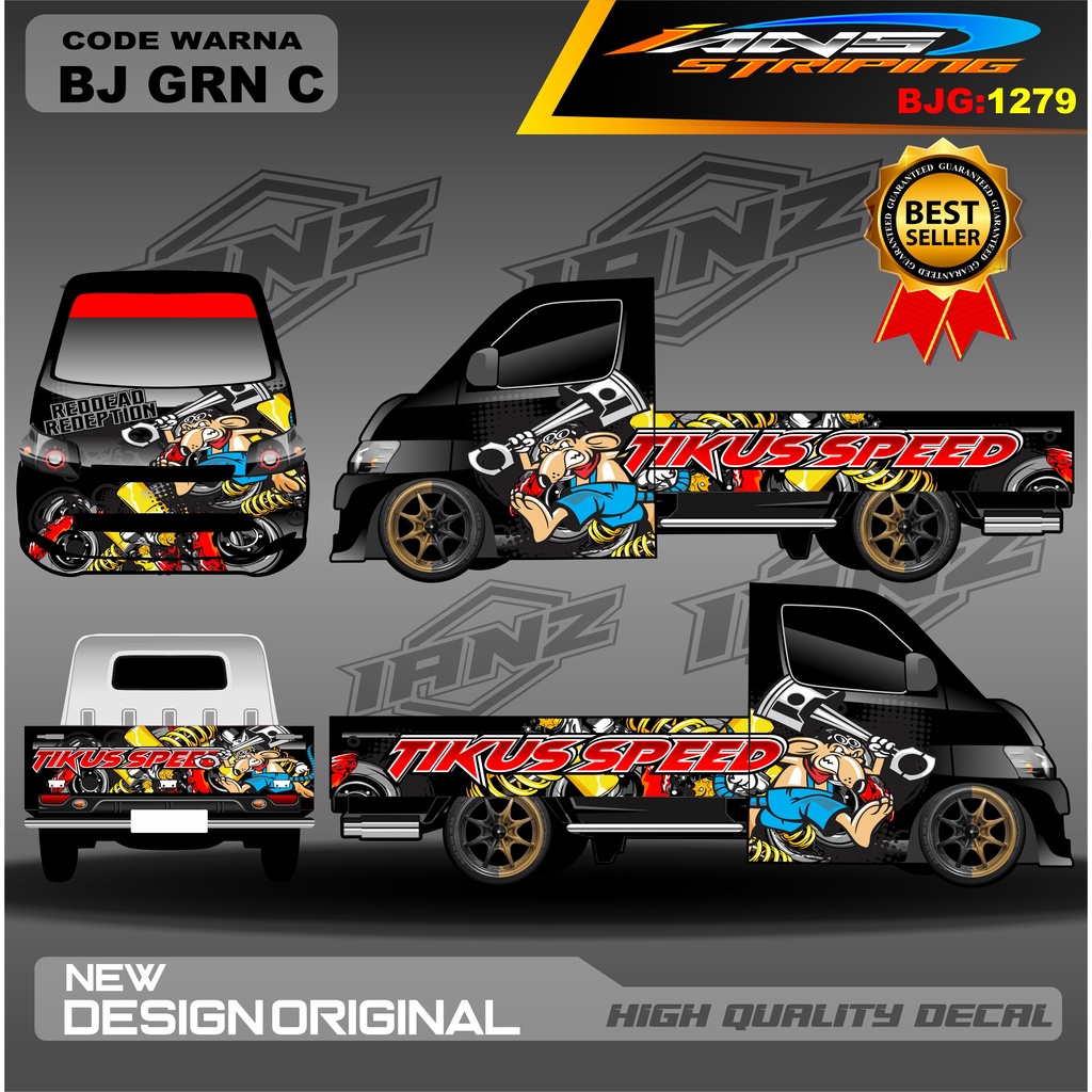 STIKER PICK UP GRANMAX CARRY L300 FULL BODY / DECAL STIKER GRANMAX FREE REQUEST / VARIASI STIKER FULL BODY / STIKER PICK UP / STICKER GRANMAX