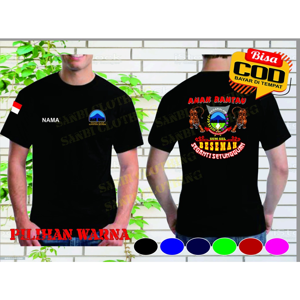 KAOS ANAK RANTAU PAGARALAM SUMATERA SELATAN BONUS STICKER