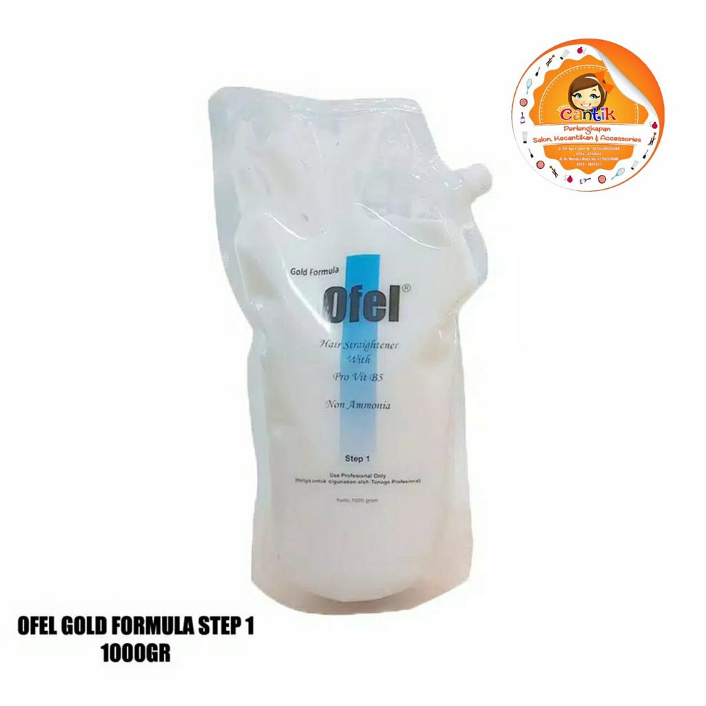 OFEL HAIR STRAIGHTENER GOLD FORMULA STEP 1 (SMOOTHING)