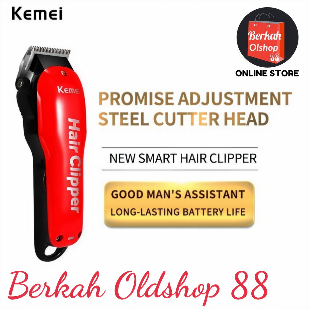 Berkah Oldshop 88 - Alat Mesin Pencukur Rambut Kemei 707z Hair Clipper Charger Mesin Potong Rambut