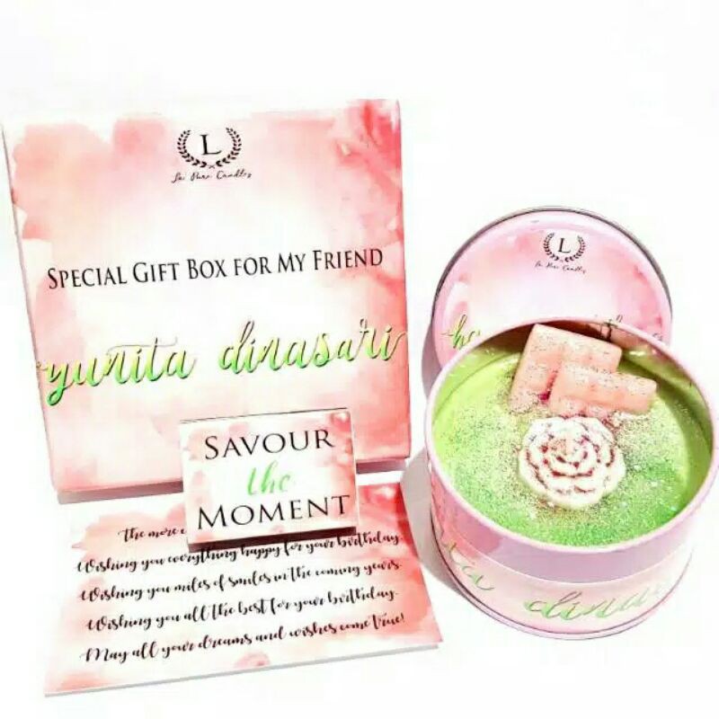 

CustomScentedCandleWithTincan120gr&Hardbox