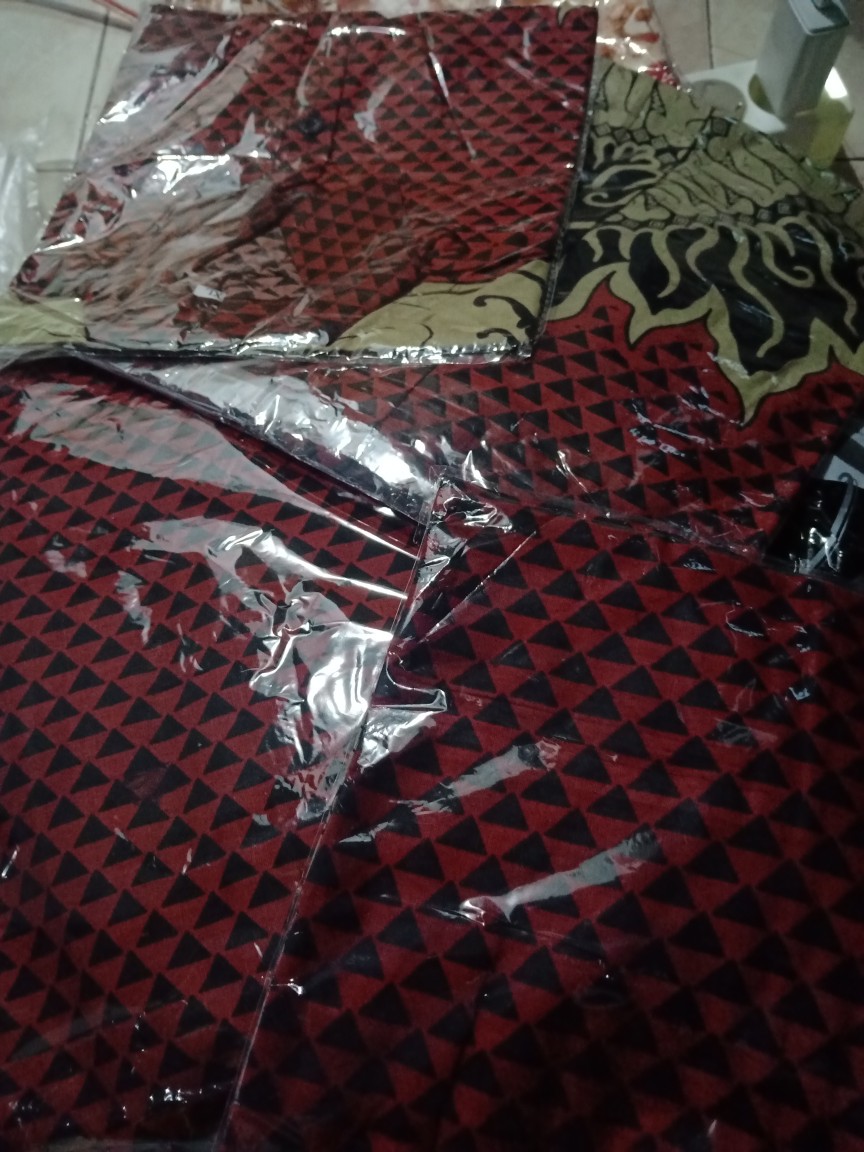 Batik Couple Keluarga Sania Ruffle Ori Ndoro Jowi Dnt Motif Tenun