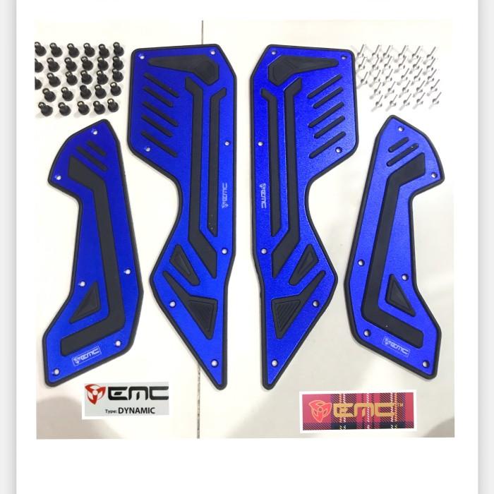 Bordes Nmax Karpet Pijakan Kaki Cnc Original Merk EMC Nmax 2020-2021