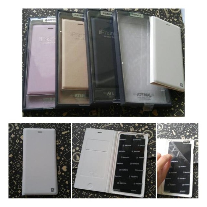 Casing Leather Flip Case iphone6+ / 6+s Remax Ori
