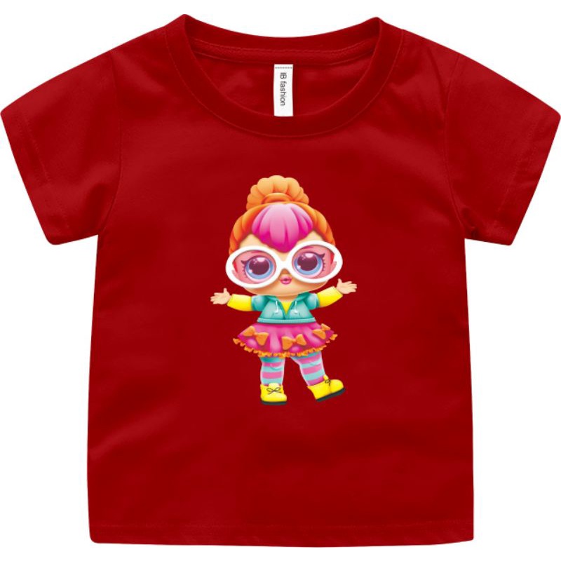 Baju Kaos Anak Perempuan Model Lengan Pendek Anak kecil Lucu Baju Oblong Anak Cewek T shirt Anak Perempuan